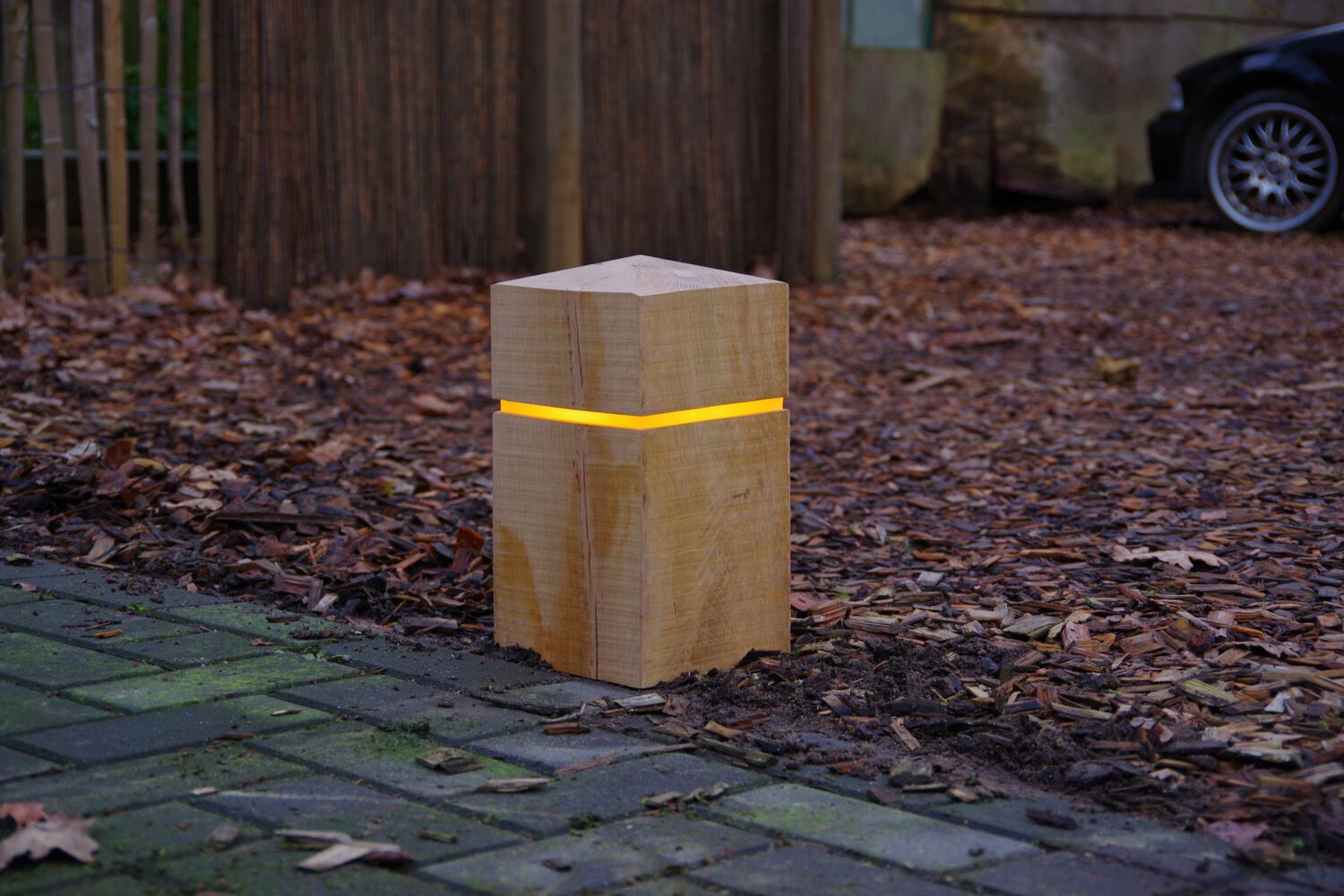 Открытый деревянный светодиодный маркер Timberlab RONDO ARCH-00058764 - Вид №2