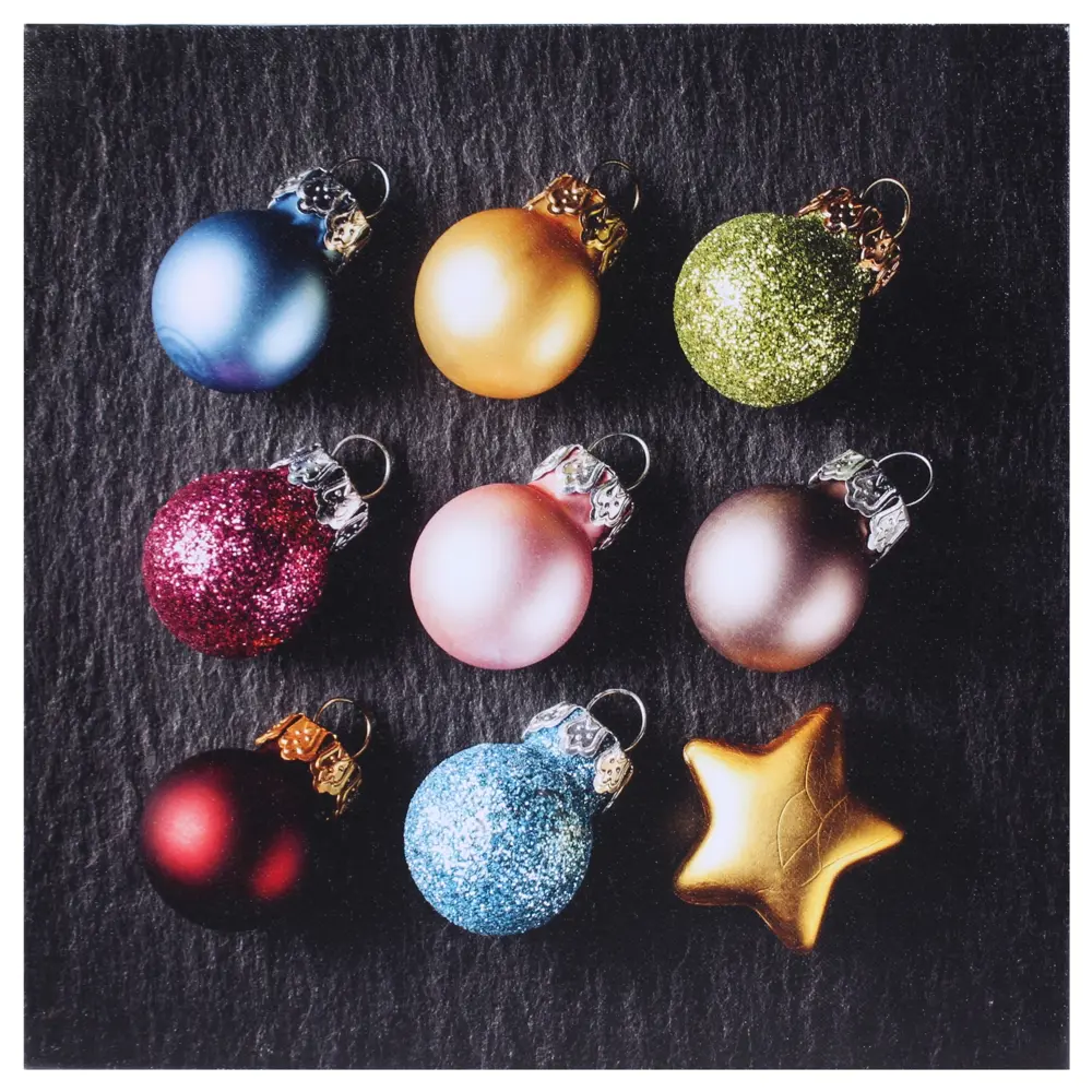 Картина на холсте «Разноцветные шары» 30x30 см Santreyd STLM-2049590