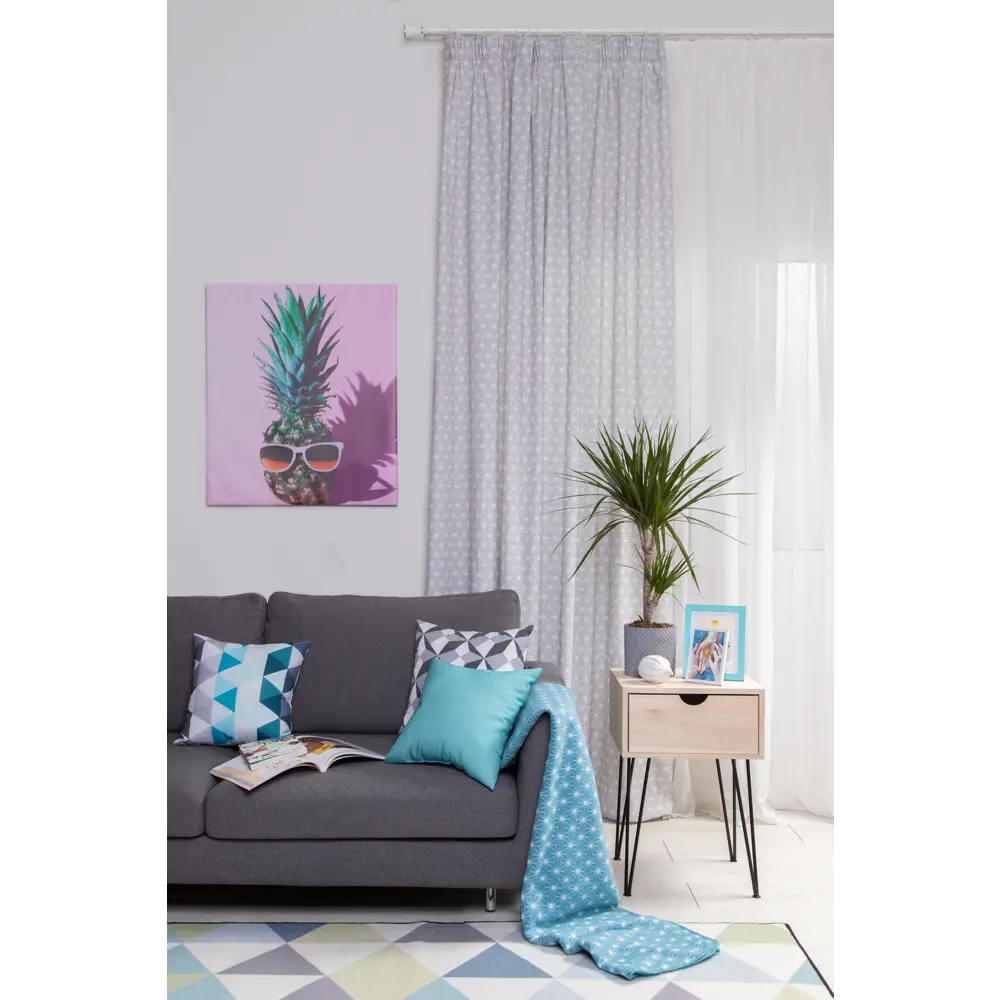 Подушка декоративная «Природа» 40х40 см цвет бирюзовый SEASONS STLM-2200551 - Вид №8