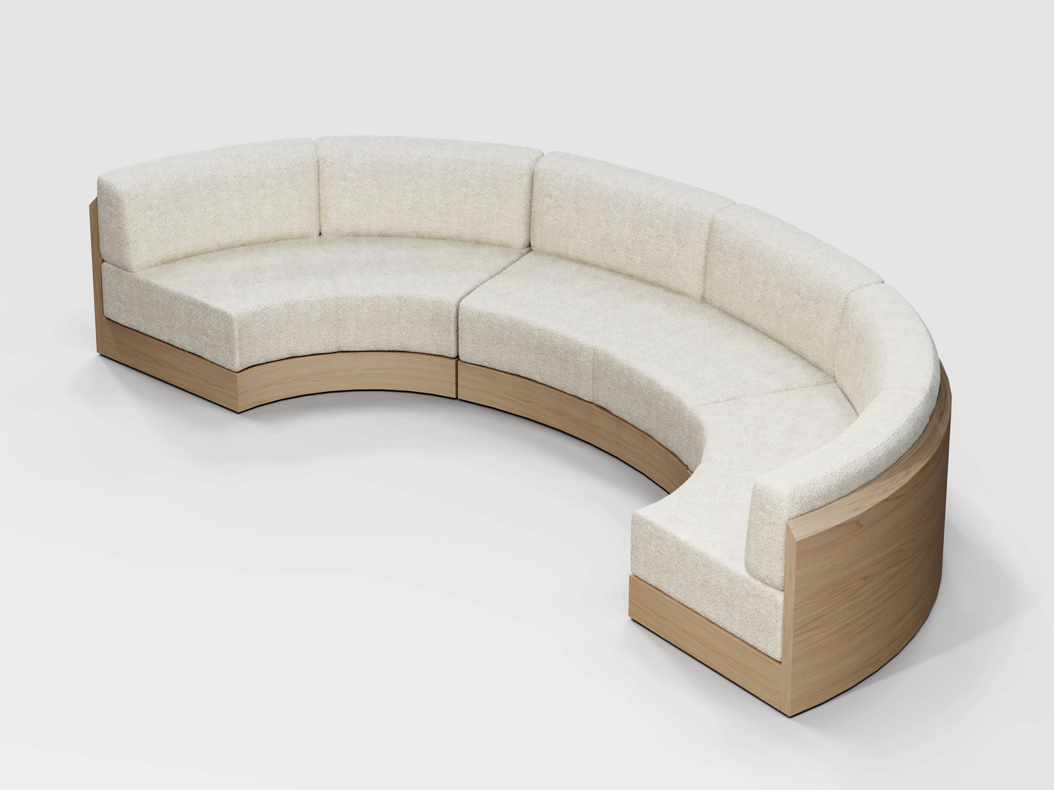Модульный изогнутый диван из ткани Secolo SERRA ARCH-00047402 - Вид №4