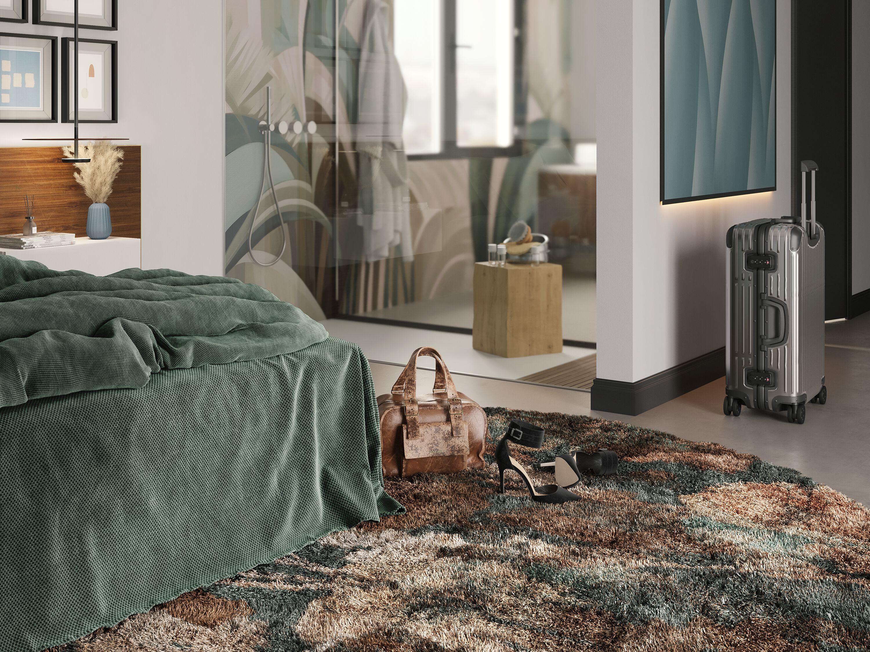 Цветочный ковер Inkiostro Bianco Travelogue ARCH-00069864