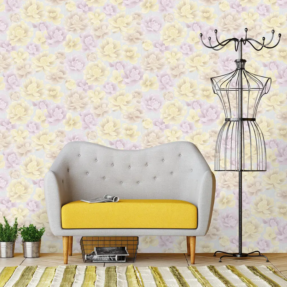 Обои бумажные Elysium Эстель серые 0.53 м 11642 STLM-2043608 - Вид №3