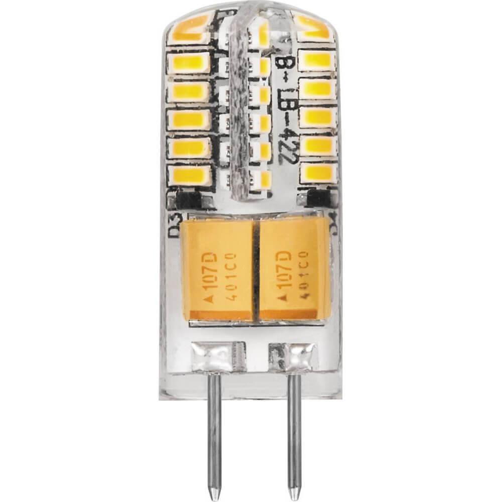 25531 Лампа светодиодная G4 3W 2700K прозрачная LB-422 Feron