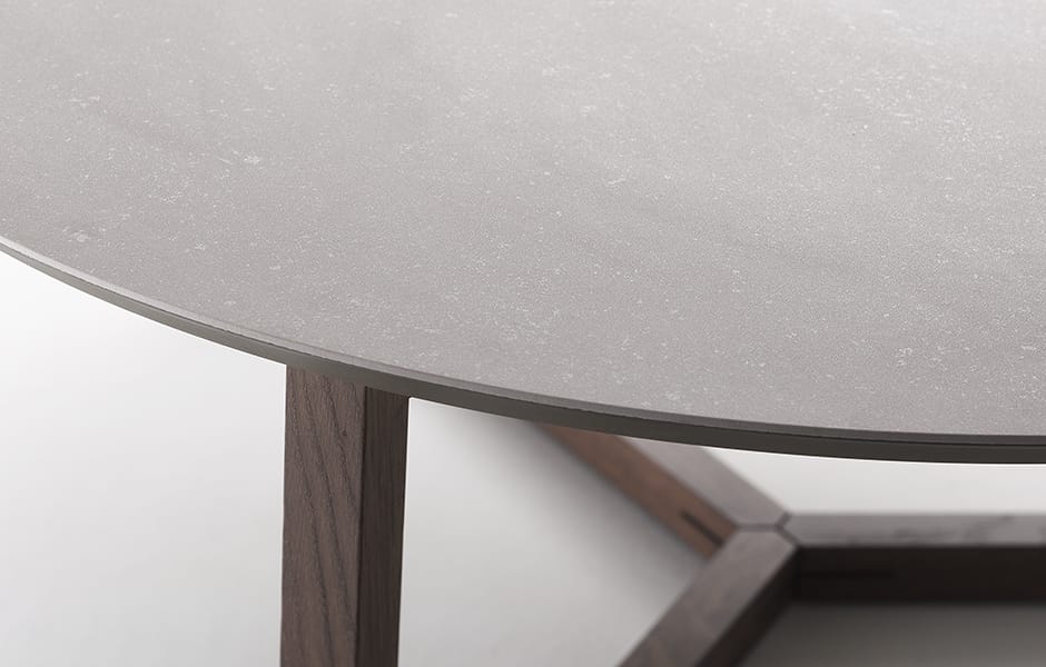 Керамический круглый низкий журнальный столик I.T.F. Design Astyle ARCH-00025278 - Вид №1