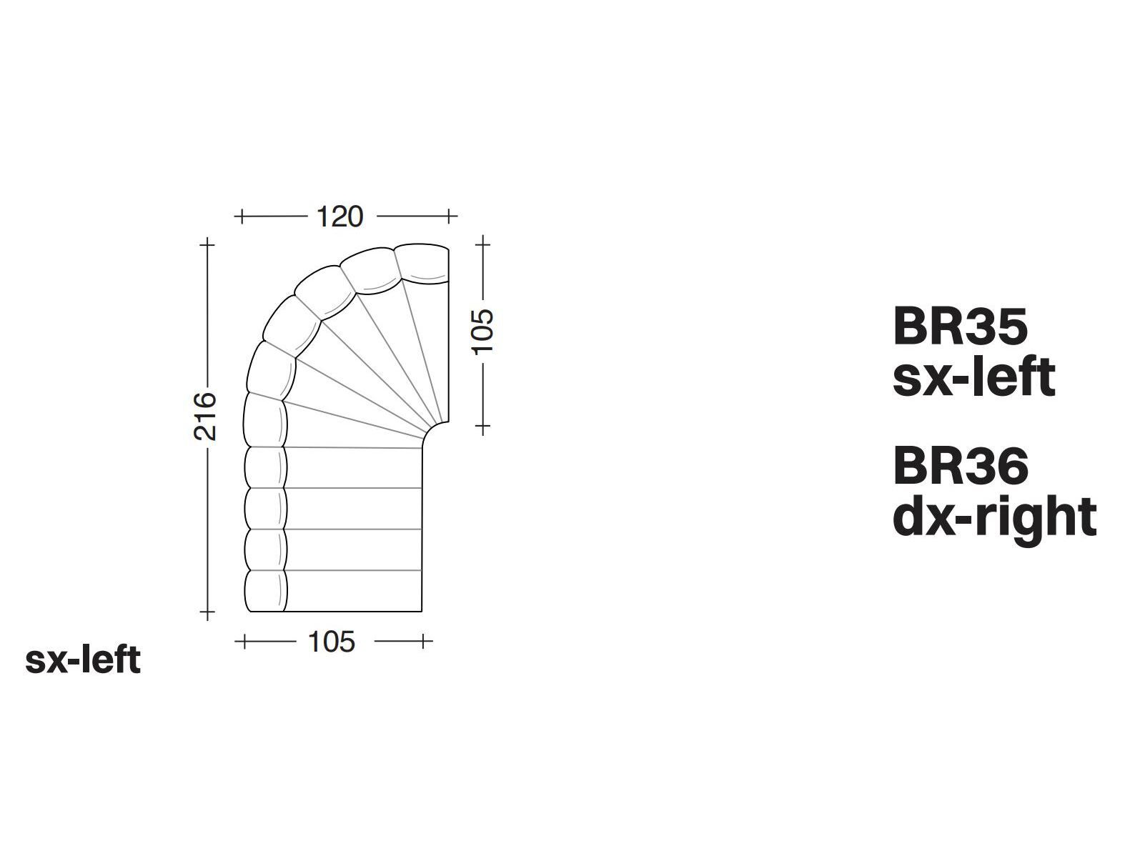 Угловой диван из ткани VALENTINI Брандо ARCH-00077224 - Вид №10