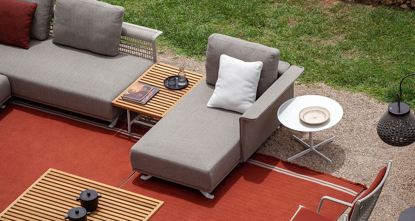 Ткань съемный садовый диван Poltrona Frau Boundless Living Outdoor Collections ARCH-00134649 - Вид №8