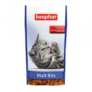 Т00020568 Лакомство для кошек Подушечки с мальт-пастой "Malt-Bits" 35г Beaphar