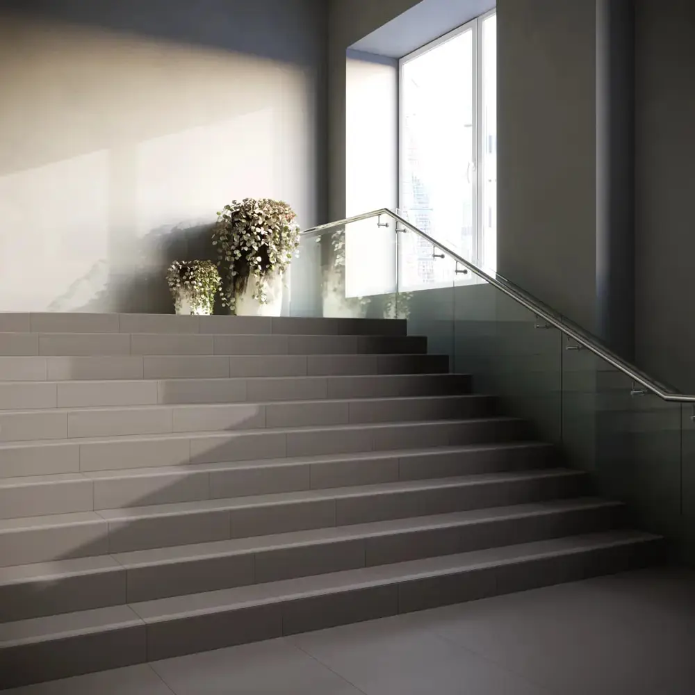 Глазурованный керамогранит Ecogres Экогамма EM03 60x60 см 1.44 м² неполированный цвет серый STLM-2194275 - Вид №6