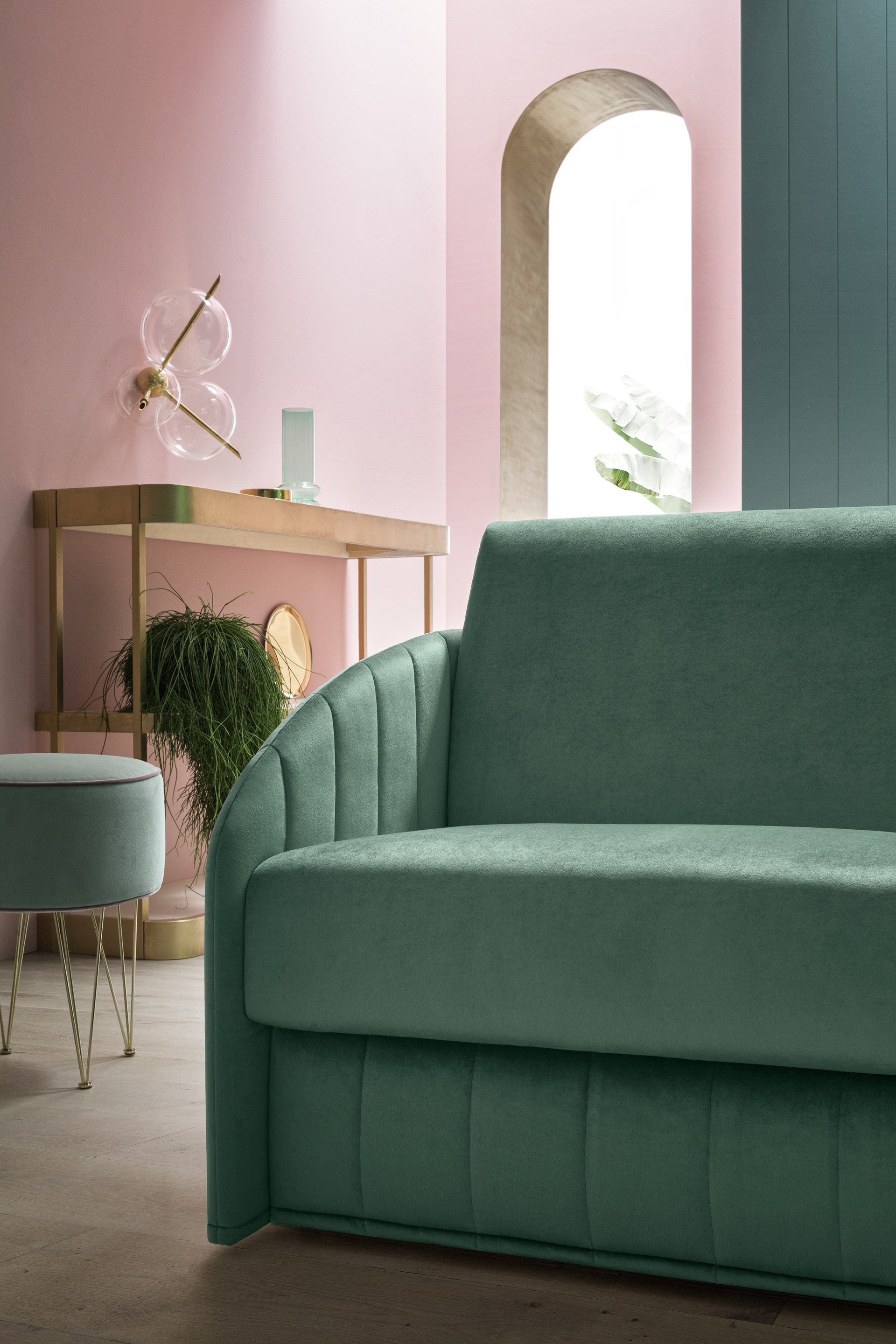 Двуспальный диван-кровать из ткани Felis Day &amp ARCH-00119211 - Вид №4