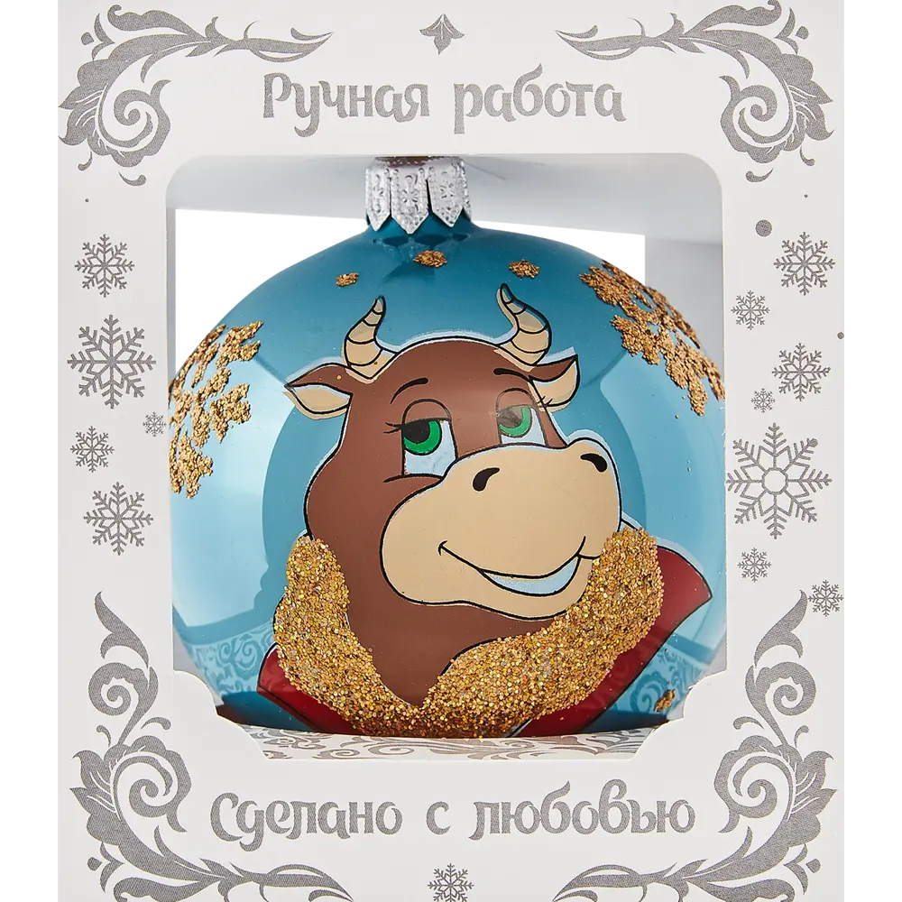 Шар ёлочный «Символ года», 8.5 см, стекло, цвет мультиколор 82856324 STLM-2056339 Santreyd  - Вид №6