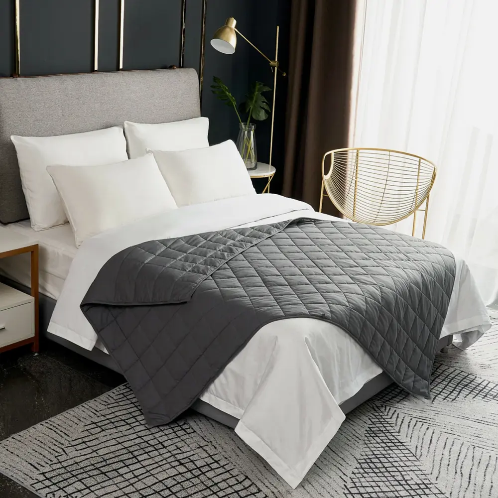 Одеяло Seasons утяжеленное 140x205 см полиэфирное волокно STLM-2117767 - Вид №9