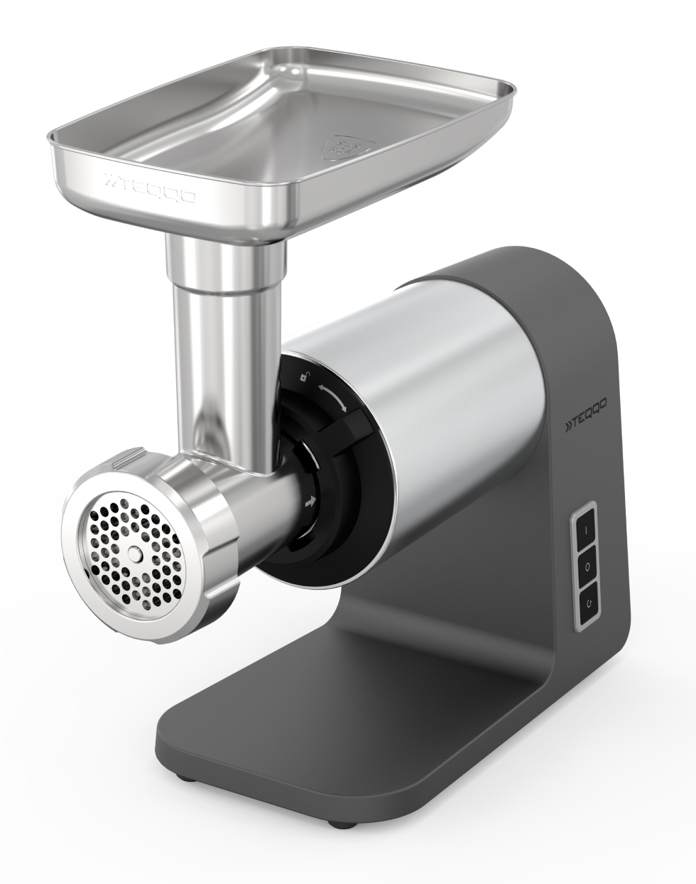 9176133 Мясорубка электрическая TEQQO Grindmaster Steel Plus серый STDN-0077910 - Вид №2