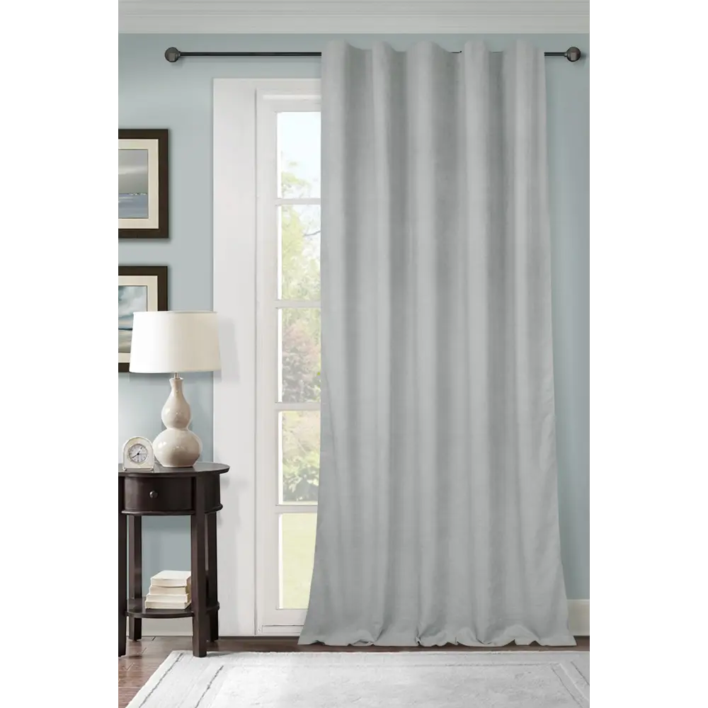 Штора на ленте California 200x280 см цвет серый MIAMOZA STLM-2090096 - Вид №3