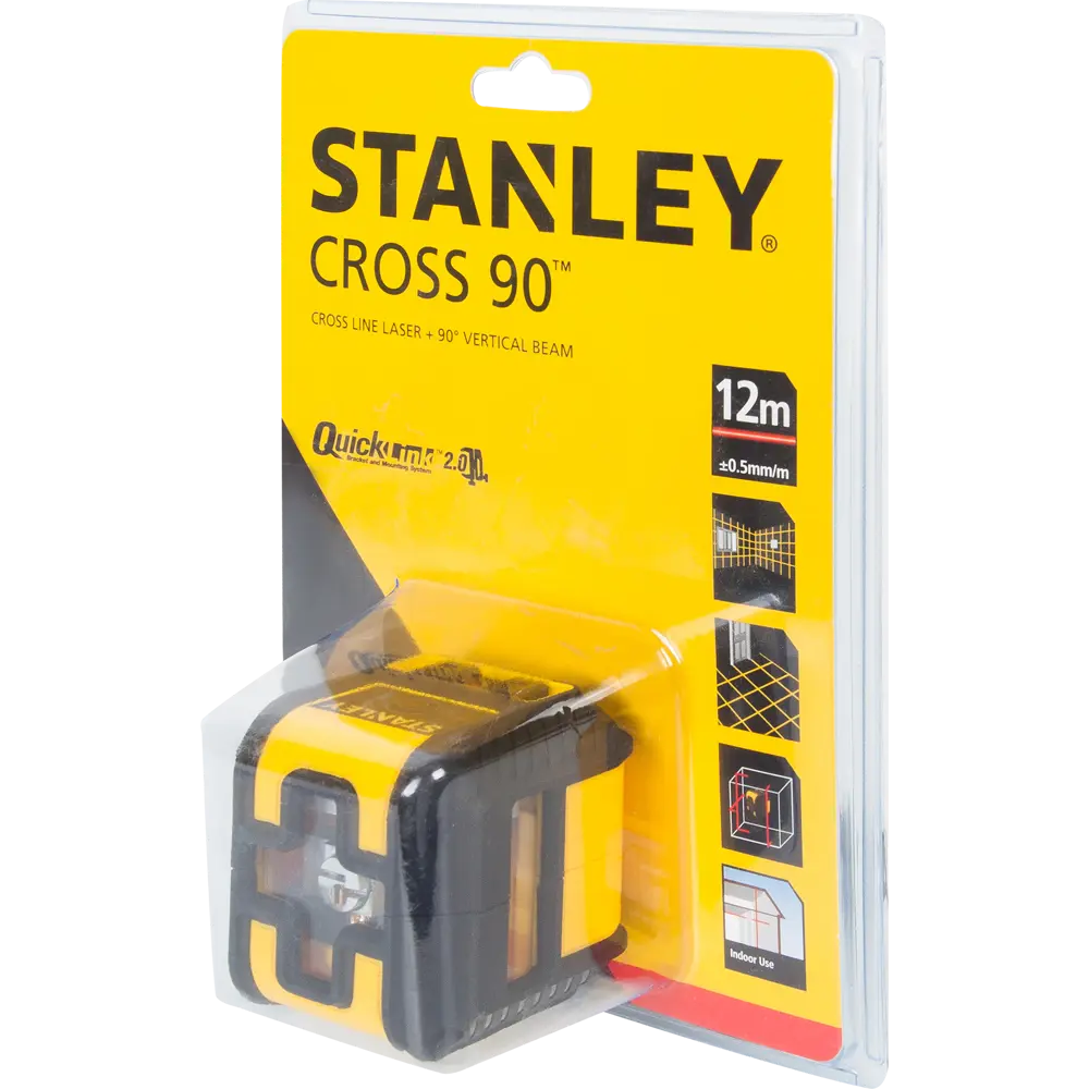 Уровень лазерный Stanley Cross 90, дальность до 12 м STLM-2003537 - Вид №6