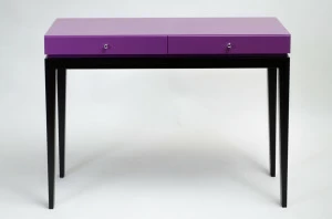 Туалетный столик с ящиками фиолетовый с черными ножками Static TORY SUN  338709 Фиолетовый;черный