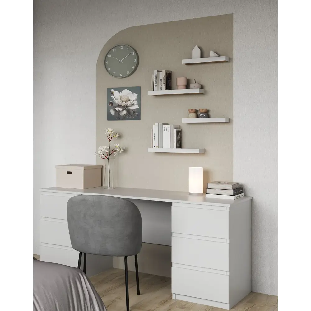 Настольная лампа KREAFORTA «Nausa» цвет белый STLM-2134672 - Вид №5