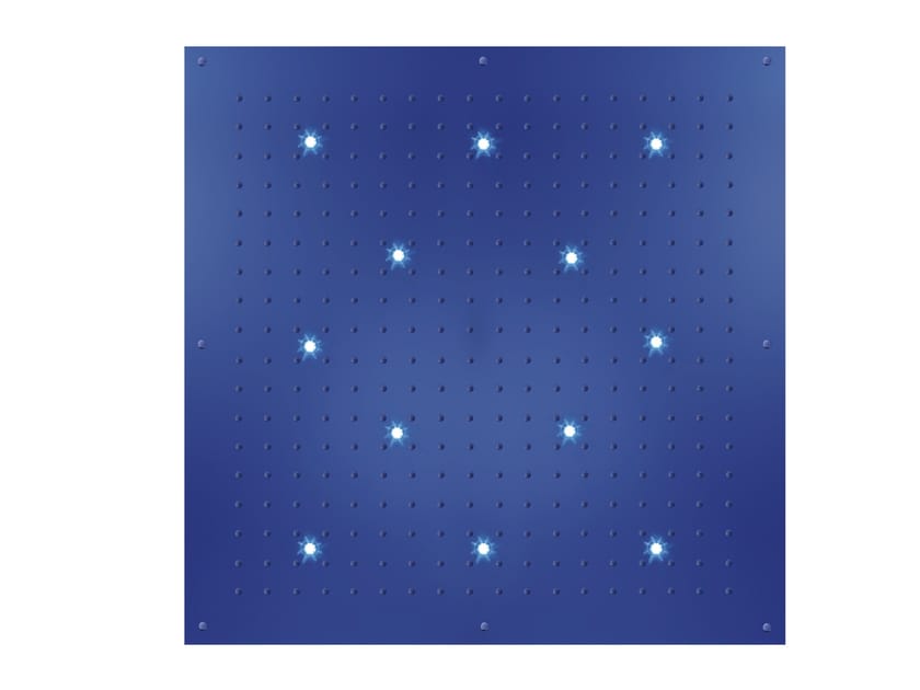 Хромотерапия латунная потолочная душевая головка с фиксированной струей Bossini ARCH-00080725