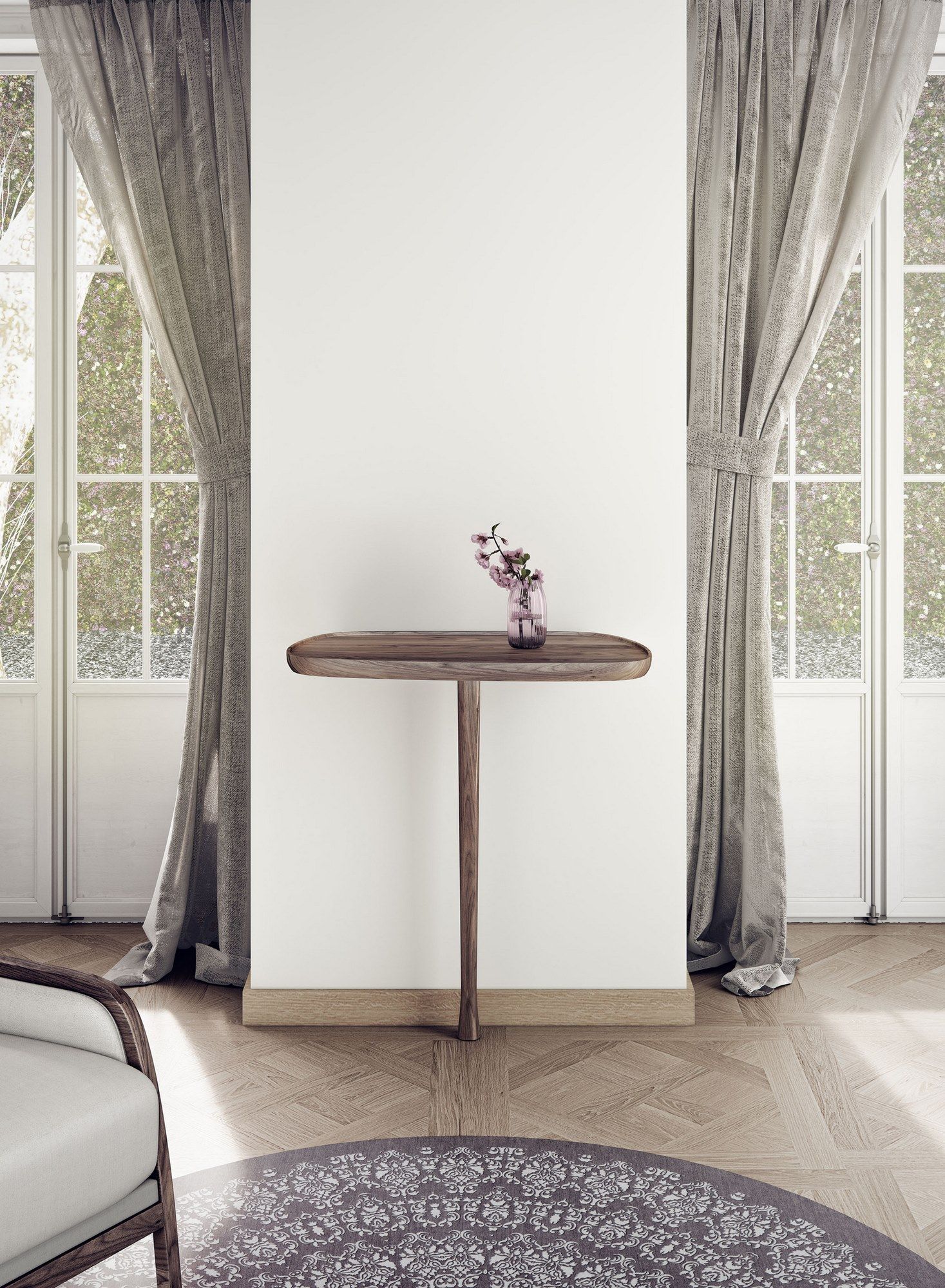 Деревянная консоль NOMON моменты ARCH-00152611 - Вид №1