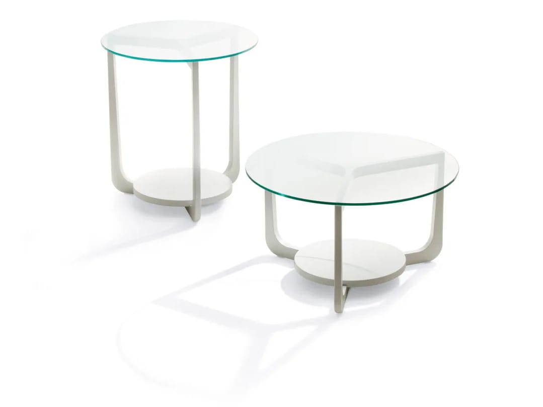 Круглый журнальный столик со стеклянной столешницей Pacini & Cappellini ARCH-00001327 - Вид №1