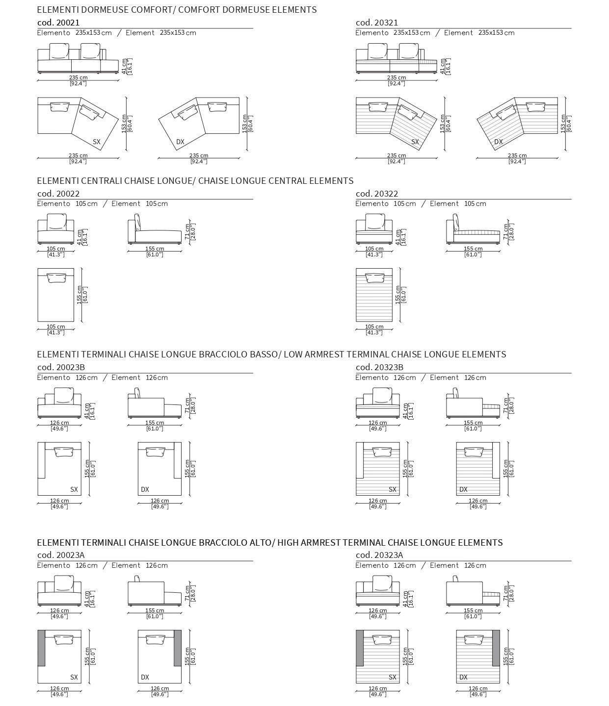 Кожаный модульный диван Frigerio Эдди ARCH-00080524 - Вид №11