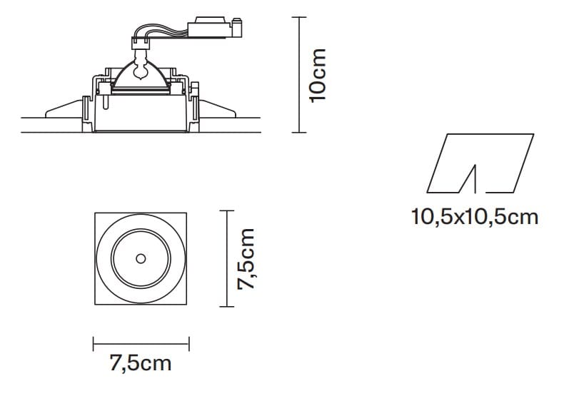 Металлический утопленный прожектор Fabbian Инструменты ARCH-00090883 - Вид №16