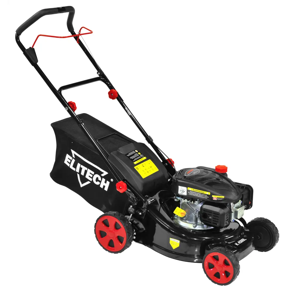 Газонокосилка бензиновая несамоходная Elitech К 4500L 4л.с. 43 см STLM-2129271 - Вид №2
