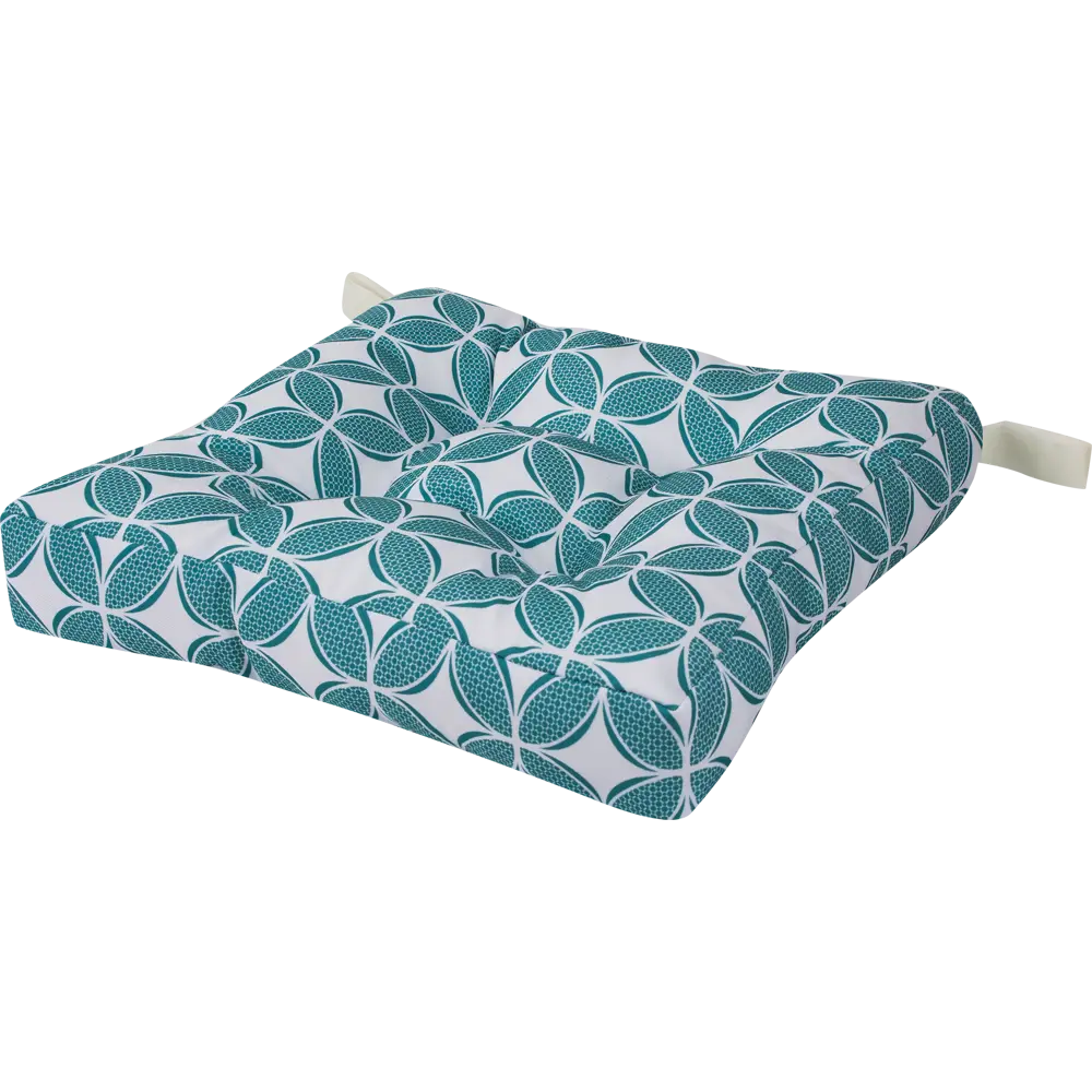 Сидушка для стула «Геометрия», 40х35 см, цвет бирюзовый Santreyd STLM-2097205 - Вид №1