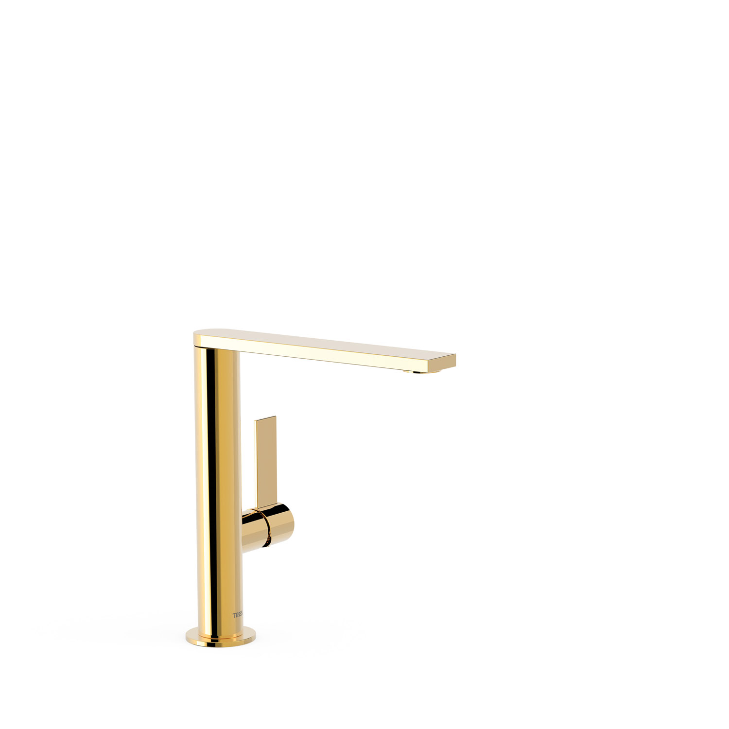 ПРОЕКТ-Смеситель для раковины TRES High с одной ручкой и боковым рычагом-21130501OR TRES Project