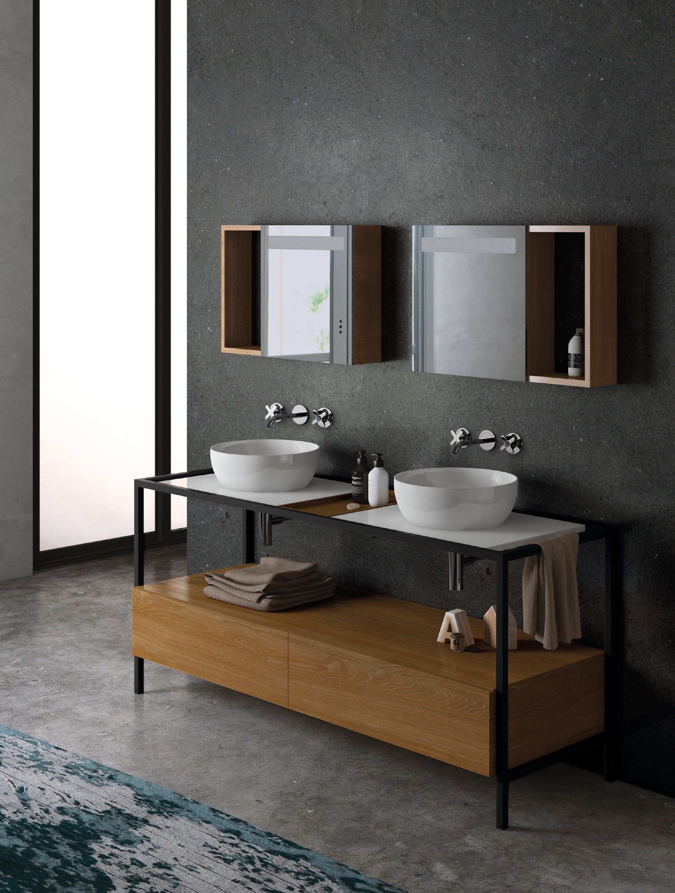 Наземная структура стенд с керамической полкой Azzurra Ceramica Hang &amp ARCH-00134716 - Вид №3