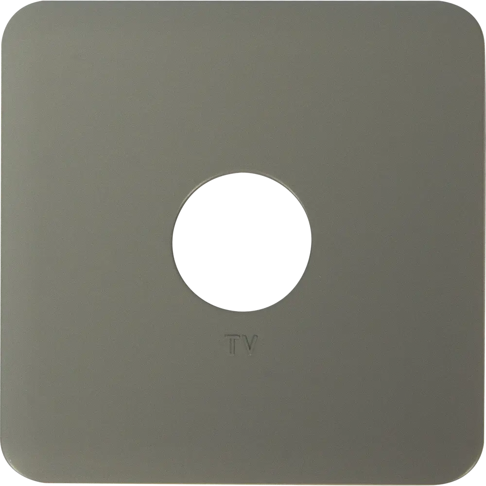 Накладка для ТВ-розетки Lexman Cosy, цвет серый STLM-2018133