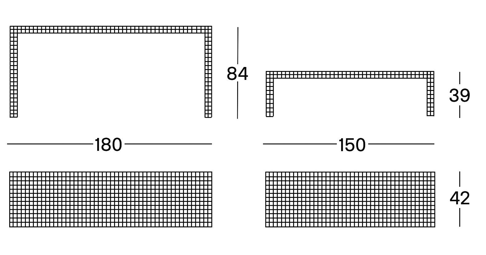 Консоль и журнальный столик в тамбуре Zanotta Quaderna ARCH-00033116 - Вид №9