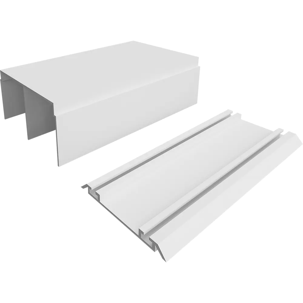 Комплект направляющих для раздвижных дверей KONSENSA 118.3 см цвет белый STLM-2077052