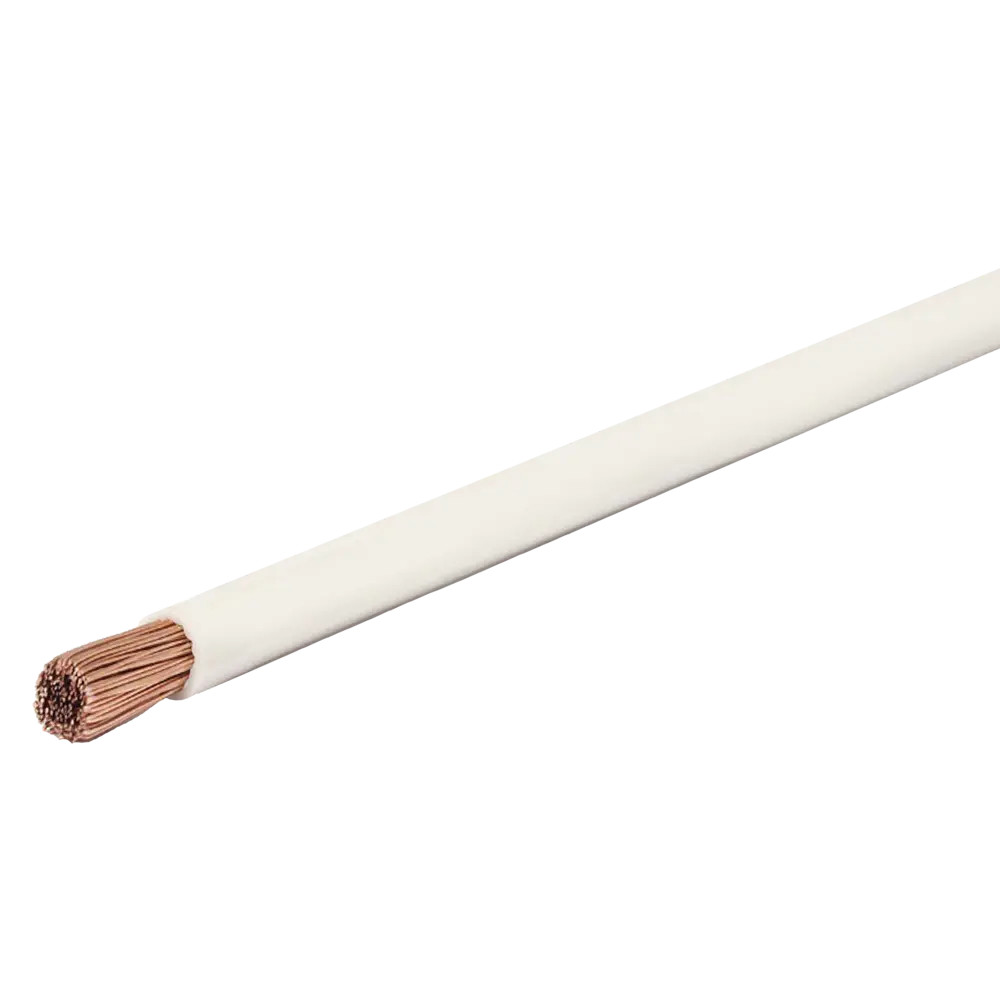 Провод Ореол ПУГВ 1x4 мм на отрез ГОСТ цвет белый STLM-2013829