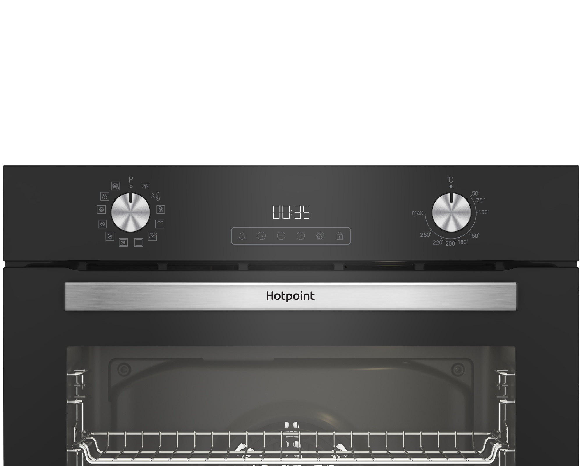 9241415 Электрический духовой шкаф Hotpoint HFE8 1231 JSH BLG черный STDN-0070279 - Вид №2