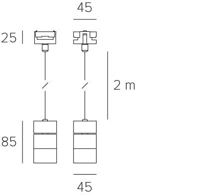 Подвесной источник для освещения на алюминиевых кабелях Letroh LEVEL ARCH-00085486 - Вид №4