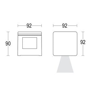 Алюминиевый светодиодный световой столб Ghidini Lighting Bivio ARCH-00099004 - Вид №2