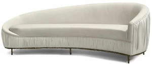 KOKET Изогнутый диван из ткани