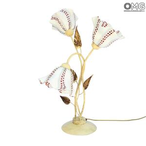 3416 ORIGINALMURANOGLASS Настольная лампа Бутон - муранское стекло OMG 25 см