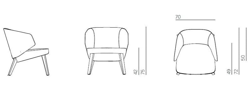 Кресло с подлокотниками Montis Back Me Up ARCH-00108251 - Вид №2