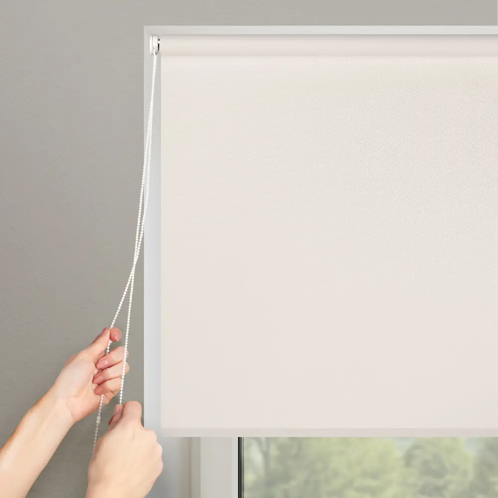 Штора рулонная Dublin блэкаут 180x175 см, цвет белый PRAKTO БЛЕКАУТ ЖАККАРД STLM-2165740 - Вид №9