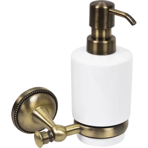 Дозатор подвесной для жидкого мыла Grampus Alfa цвет антик