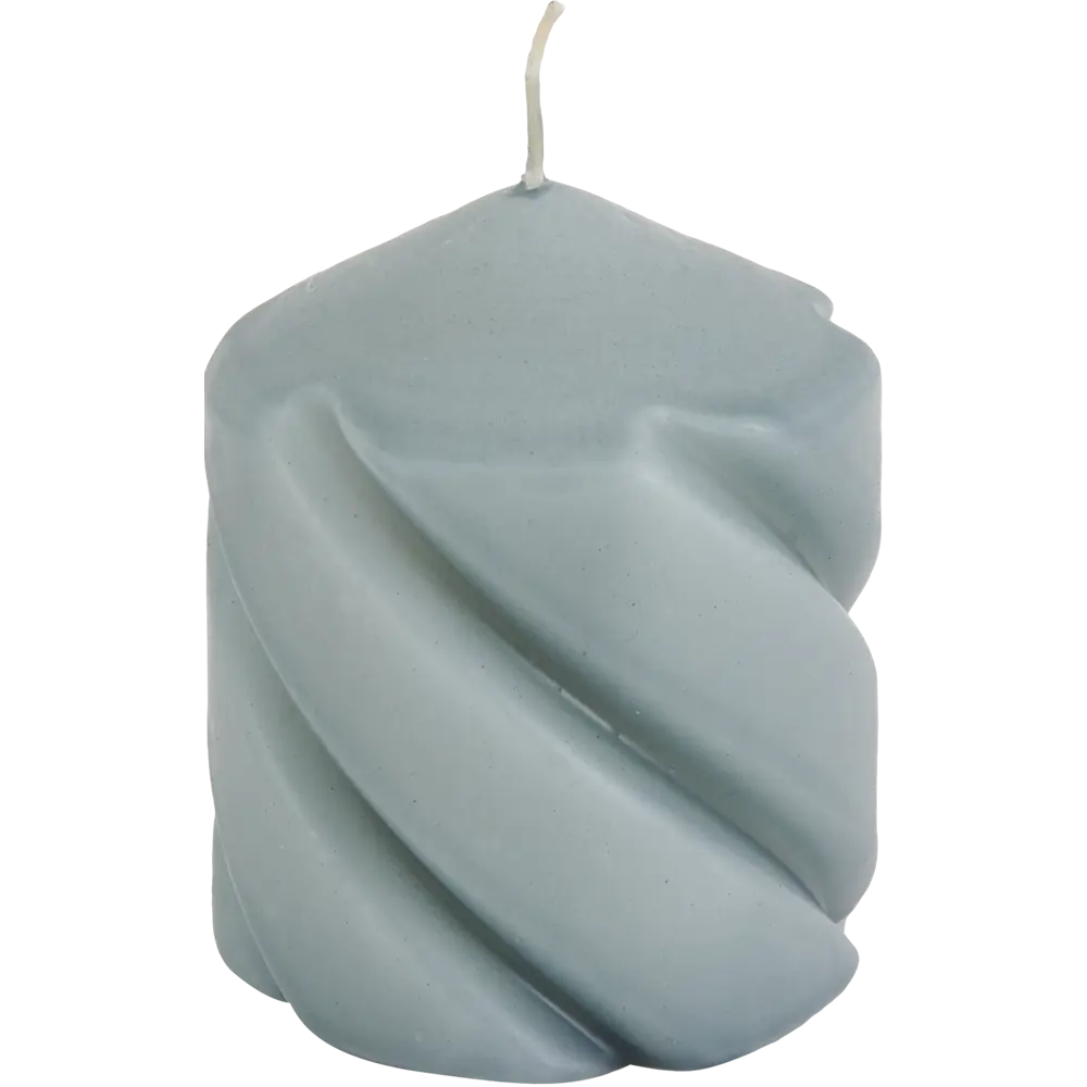 Свеча столбик темно-серая 10 см Santreyd STLM-2000188