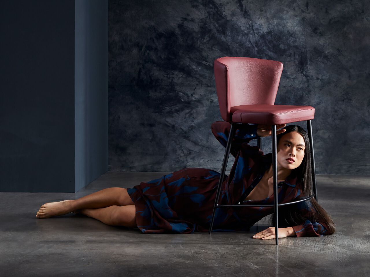 Высокий кожаный стул Julia Italia Афина ARCH-00026766 - Вид №4