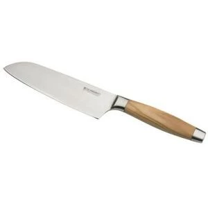 Нож Сантоку Le Creuset, сталь, дерево, 18 см
