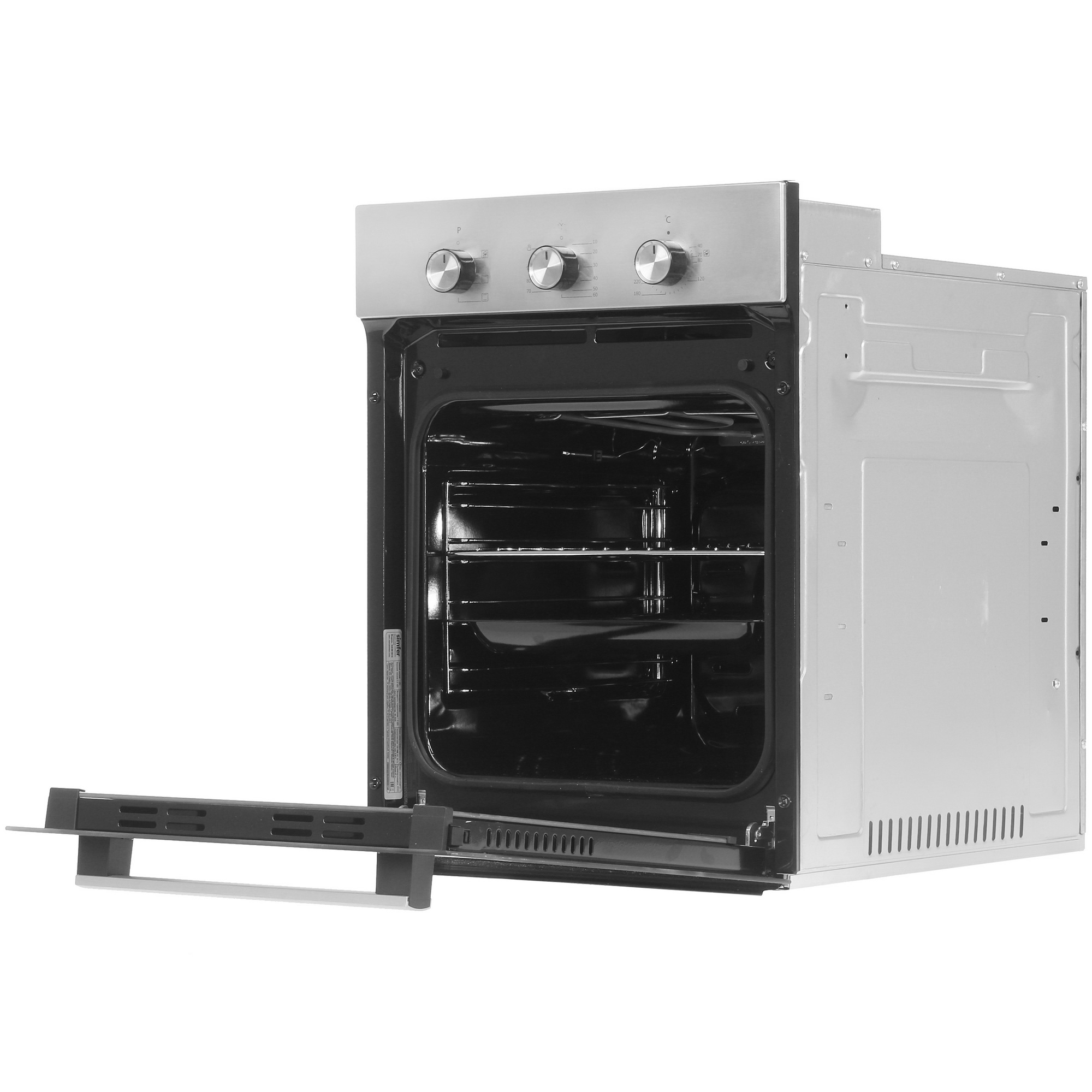 8186939 Электрический духовой шкаф Simfer B4EM16016 серебристый STDN-0045240 - Вид №4