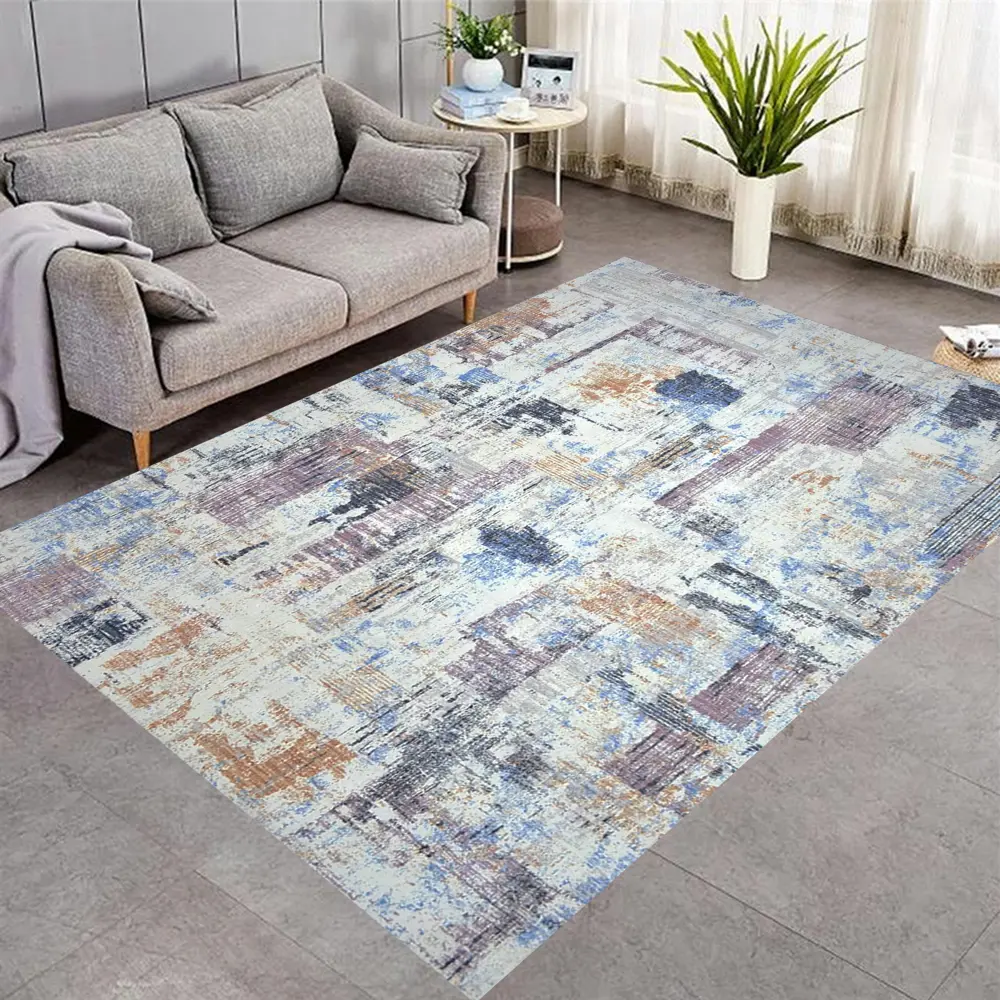 Ковер полиэстер Шенил Дижитал 02201 100x150 см цвет разноцветный CTIM STLM-2118788 - Вид №5