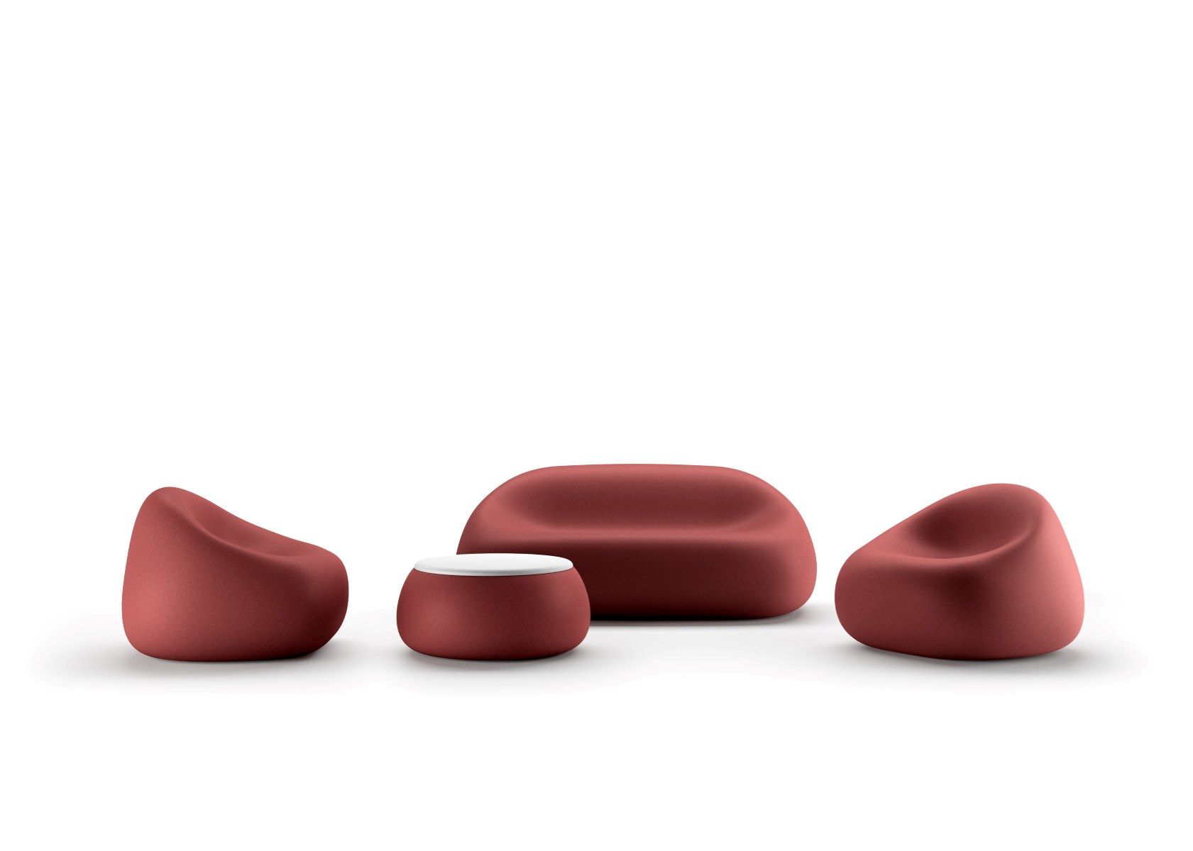 2-местный полиэтиленовый садовый диван PLUST Gumball ARCH-00141498 - Вид №15