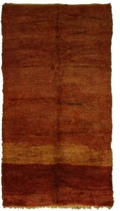 AFOLKI Прямоугольный шерстяной коврик с длинным ворсом Chichaoua Taa1014be