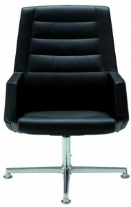 Kastel Офисное кресло из кожи с 4-мя спицами Kamelia