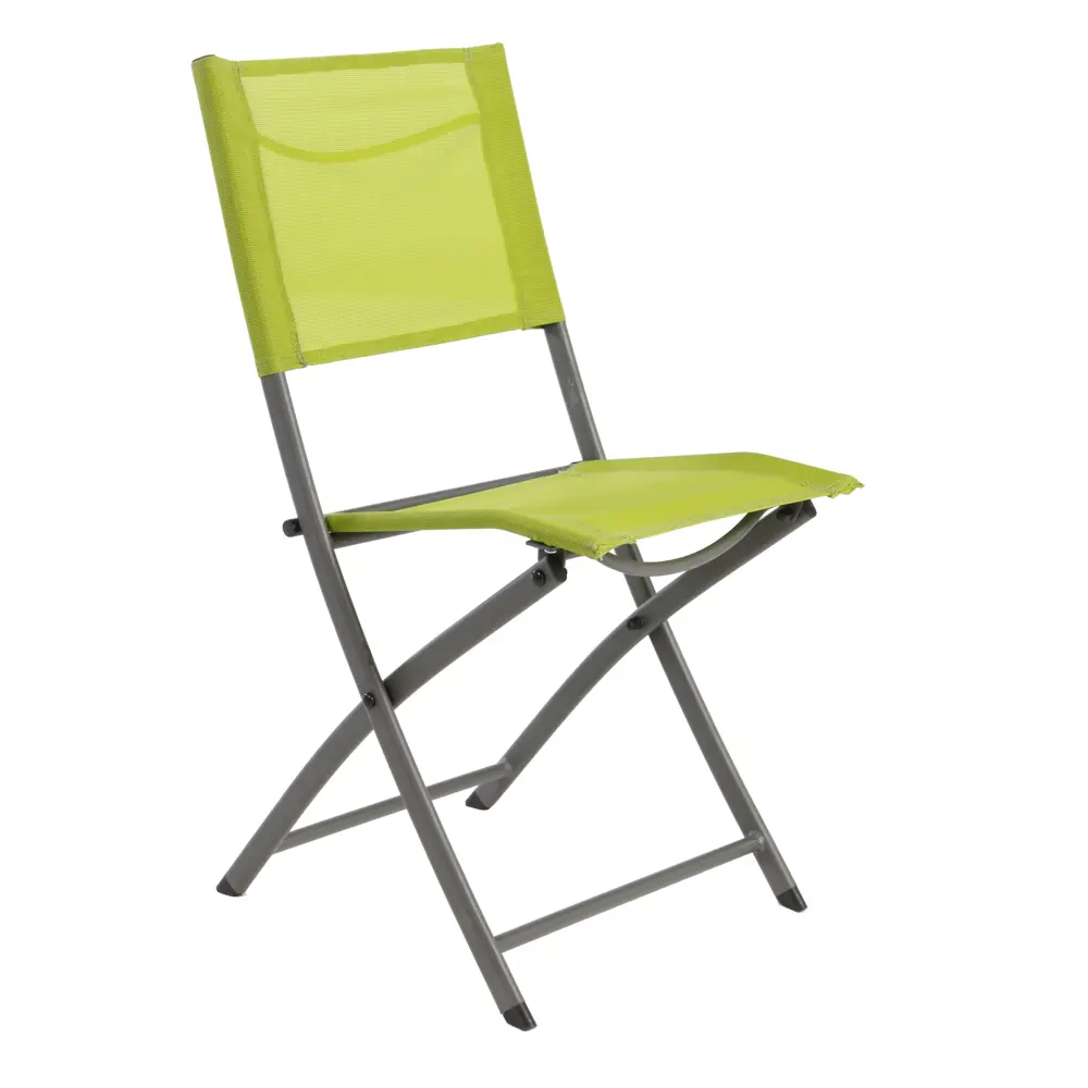 Стул складной «Дэнвер», металл/текстиль, цвет зелёный NATERIAL STLM-2075145